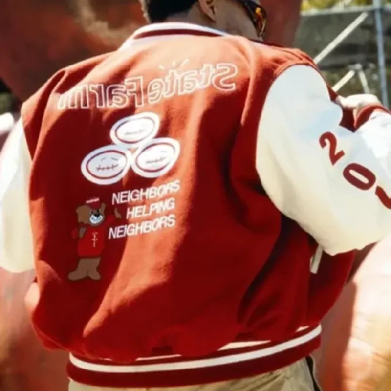 Travis Scott Cactus Jack x State Farm Varsity Jacket – Limited Edition –  Vintage Jacket