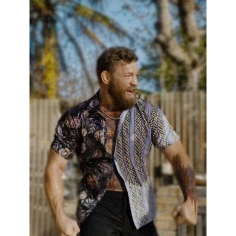Road House Conor McGregor Floral Shirt – Vintage Jacket
