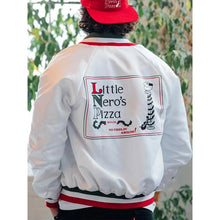 Home Alone Pizza Boy White Satin Jacket