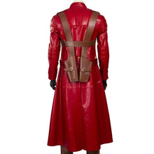 Devil May Cry 3 Dante Red Leather Trench Coat