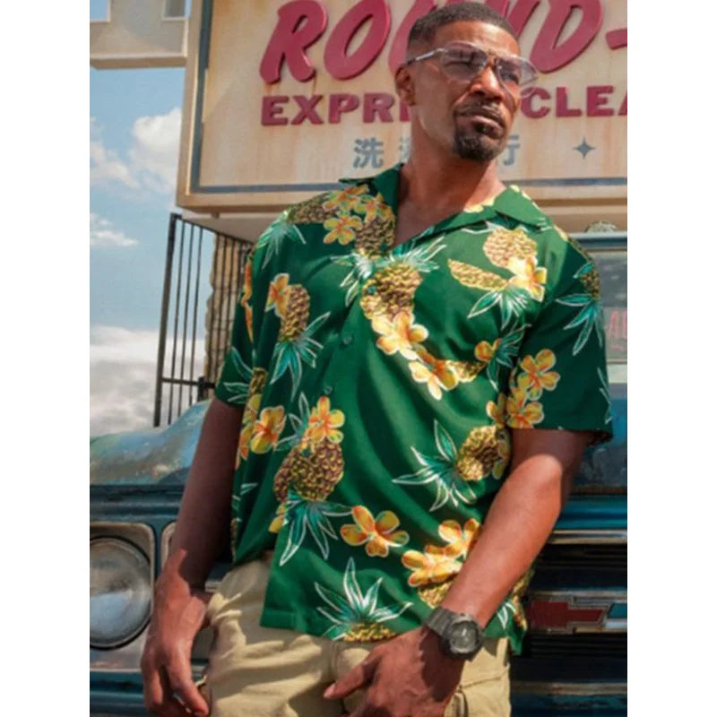 Day Shift 2022 Jamie Foxx Floral Shirt – Vintage Jacket