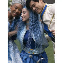 Descendants The Rise Of Red 2024 Malia Baker  Blue Leather Jacket