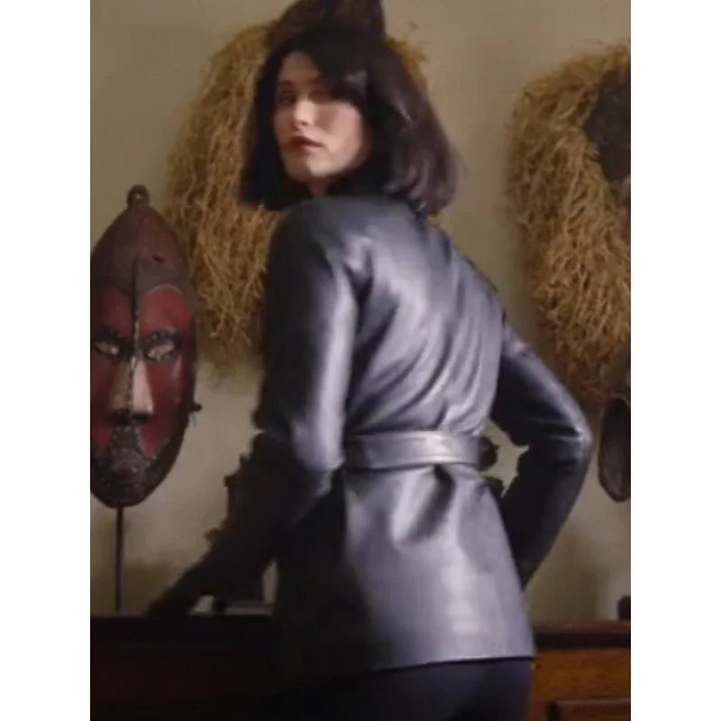 Culprits Gemma Arterton Black Leather Jacket – Vintage Jacket