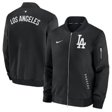 Dodgers Nike Black Authentic Bomber Jacket