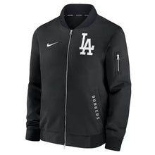 Dodgers Nike Black Authentic Bomber Jacket