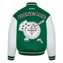 Doncare-The-Gambler-Green-and-White-Varsity-Jacket-B