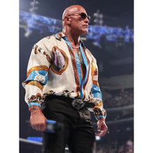 Johnson WWE The Rock Versace Shirt