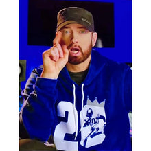 Eminem Barry Sanders Blue Hoodie