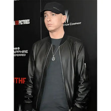 Eminem Black Leather Jacket