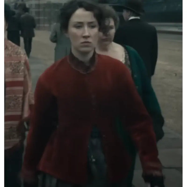 Erin Doherty A Thousand Blows Red Jacket