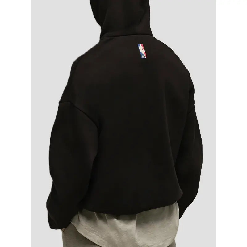 NBA Essentials Black Hoodie – Vintage Jacket