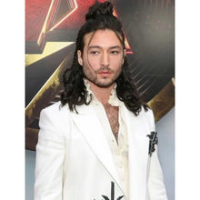 The Flash Ezra Miller White Blazer