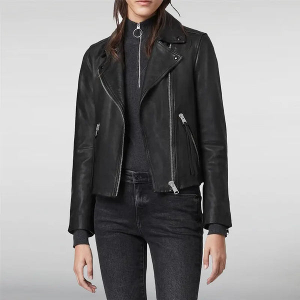Fbi Joelle Carter Black Leather Jacket