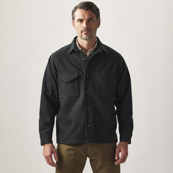 Filson Navy Blue Wool Jac-Shirt