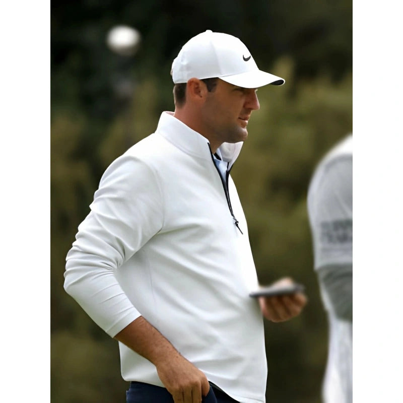 Genesis Open Scottie Scheffler Half Zip Sweatshirt – Vintage Jacket