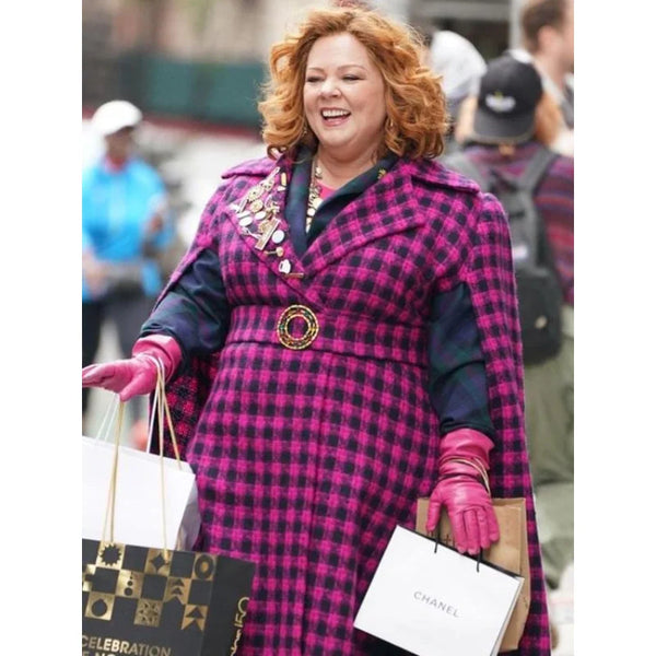 Genie Melissa McCarthy 2023 Plaid Cape Coat – Vintage Jacket