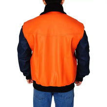 Goku Dragon Ball Orange Leather Jacket
