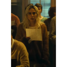 Lady Gaga Joker Folie A Deux 2024 Brown Cardigan