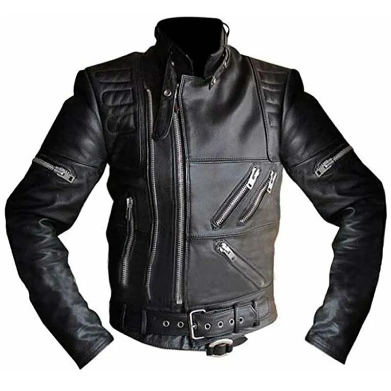 Hein Gericke Black Leather Jacket – Vintage Jackets
