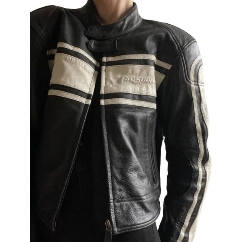 Hein Gericke Black Leather Jacket – Vintage Jacket