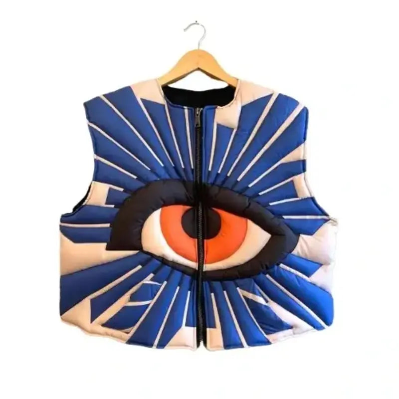 House of Errors House of Errors All-Seeing Puffer Vest | Grailed