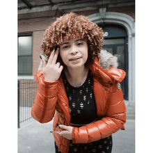 Ice Spice Orange Puffer Jacket