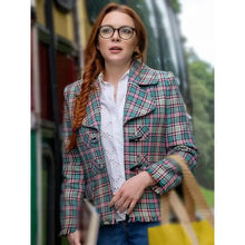 Irish Wish Lindsay Lohan Plaid Jacket