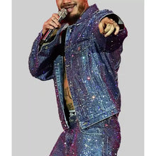 Coachella Sparkly J Balvin Jean Jacket