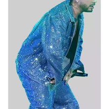 Coachella Sparkly J Balvin Jean Jacket