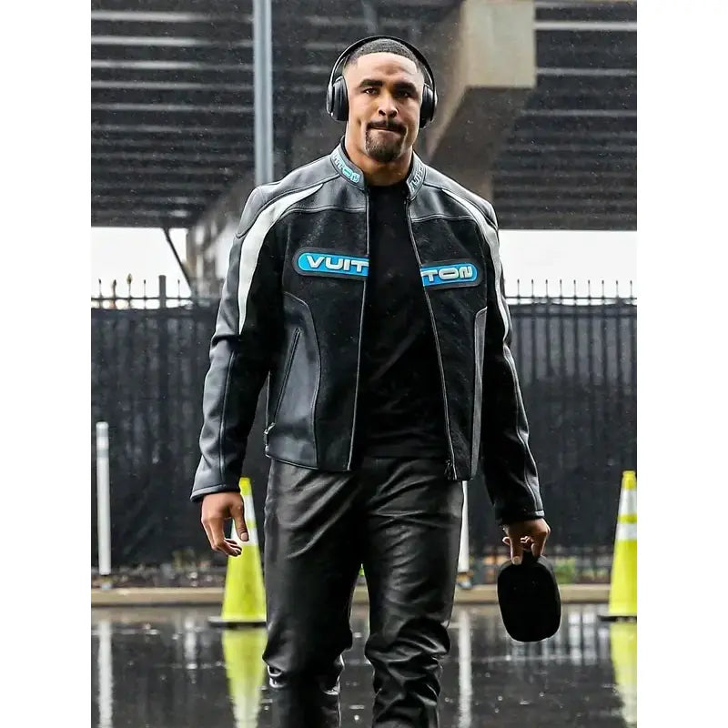 Louis Vuitton Jalen Hurts Biker Jacket – Vintage Jacket Louis Vuitton Jalen Hurts Biker Jacket – Vintage Jacket