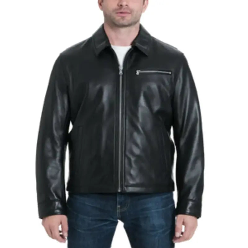 James Dean Black Leather Jacket – Vintage Jacket James Dean Black Leather Jacket – Vintage Jacket