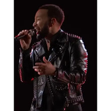 John Legend The Voice S25 Studded Black Jacket
