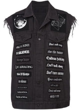 Juice Wrld Denim Patch Vest
