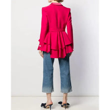 Ted Lasso Keeley Pink Heart Button Blazer