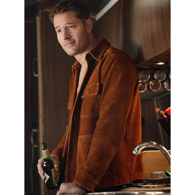 Vintage cowleather suède tracker jacket Justin Hartley Tracker 2025 Suede Leather Jacket – Vintage Jacket
