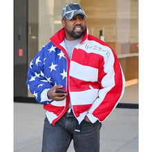 Kanye West American Flag Bomber Jacket