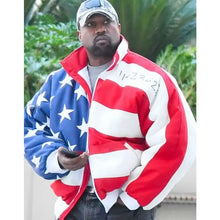 Kanye West American Flag Bomber Jacket