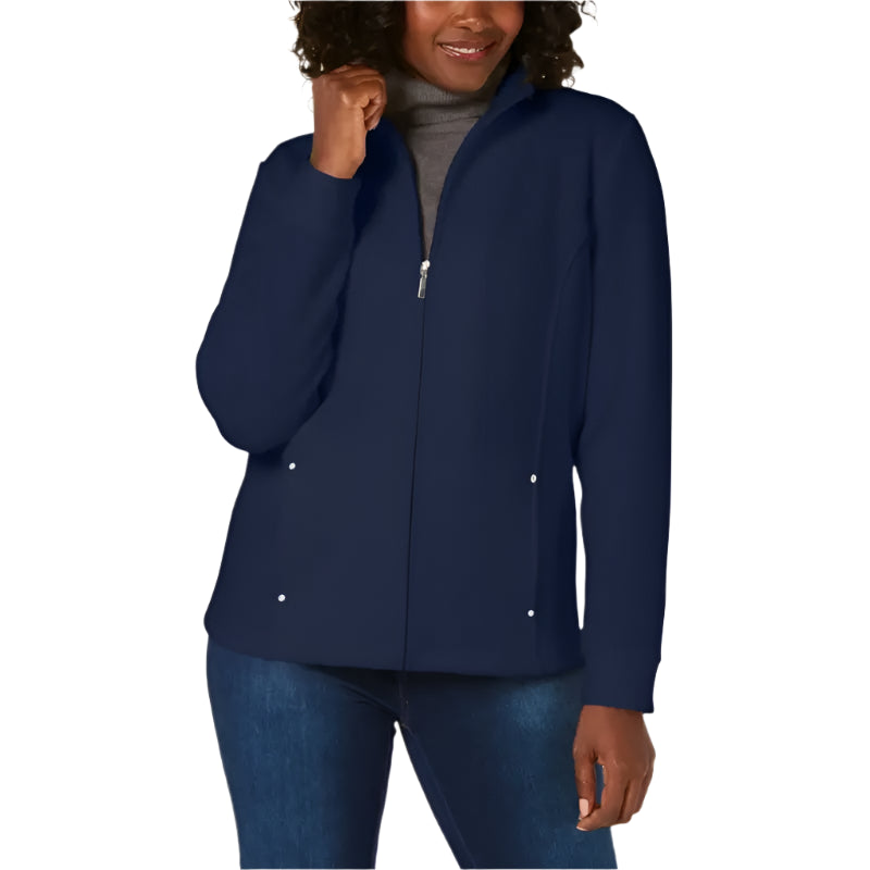 Karen Scott Women's Mock-Neck Jacket – Vintage Jacket