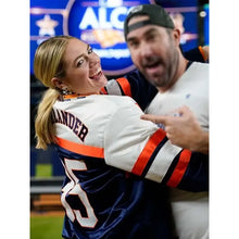 Kate Upton Justin Verlander Astros Satin Jacket