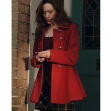 Katie Sheridan Firecracker Red Wool Coat