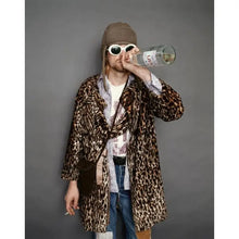 Kurt Cobain Leopard Coat