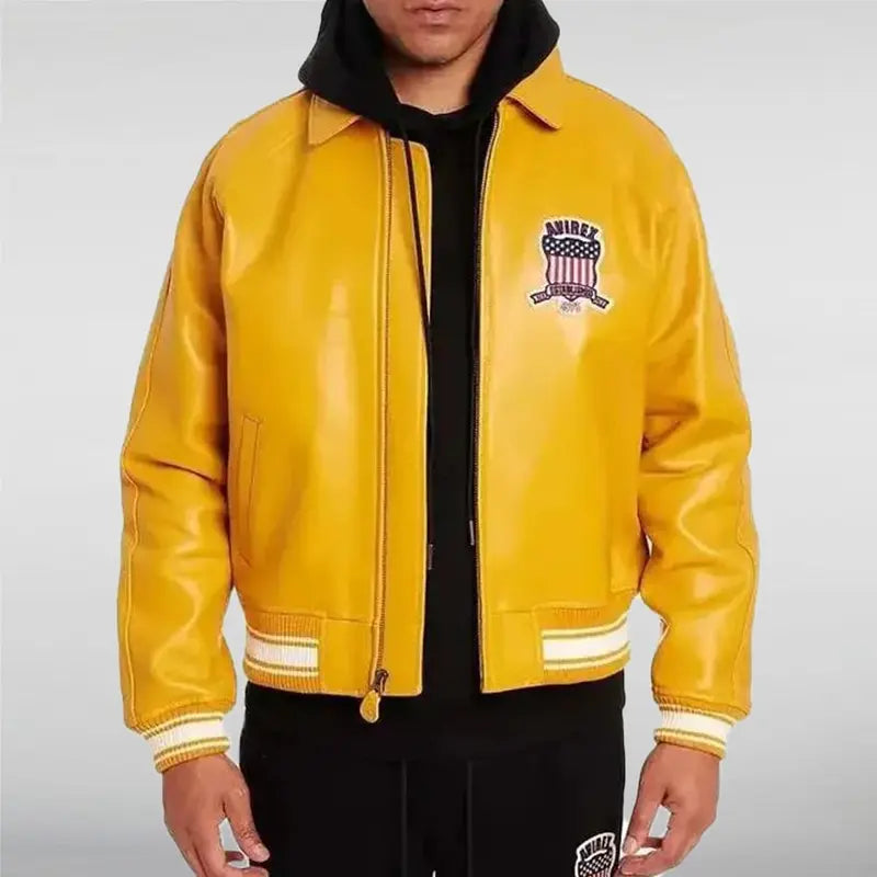 Lamar Odom Avirex Yellow Jacket – Vintage Jacket