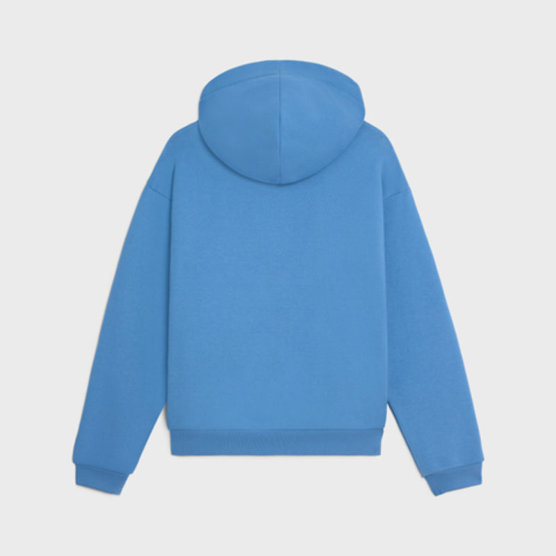 Celine Loose Wave Hoodie In Fleece Off white/blue – Vintage Jacket