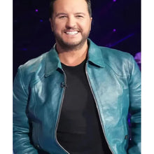 Luke-Bryan-American-Idol-Blue-Jacket