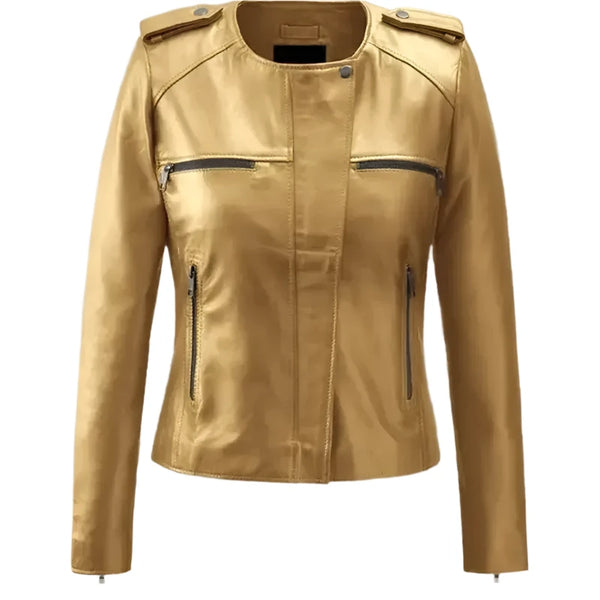 Lula Collarless Now You See Me 2 Golden Jacket