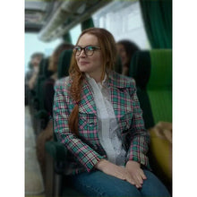 Irish Wish Lindsay Lohan Plaid Jacket