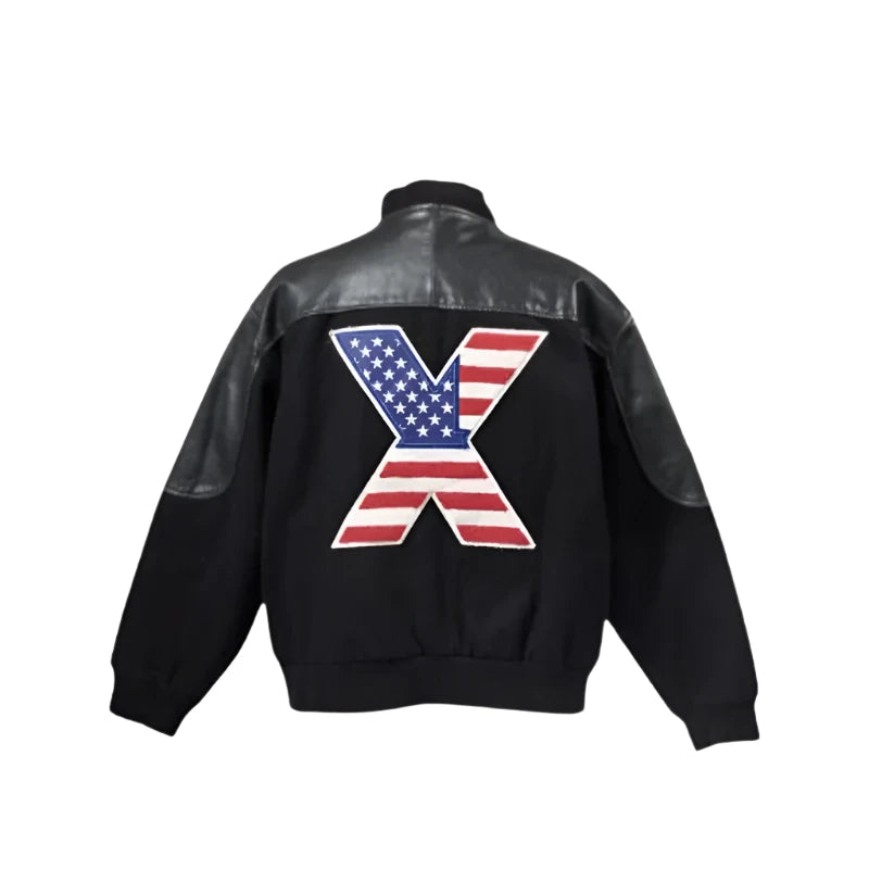 Malcolm X World Tour Cast And Crew Leather Jacket – Vintage