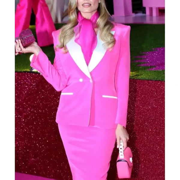 Barbie 2023 Margot Robbie Pink Blazer with Skirt – Vintage Jacket