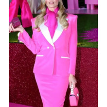 Barbie 2023 Margot Robbie Pink Blazer with Skirt