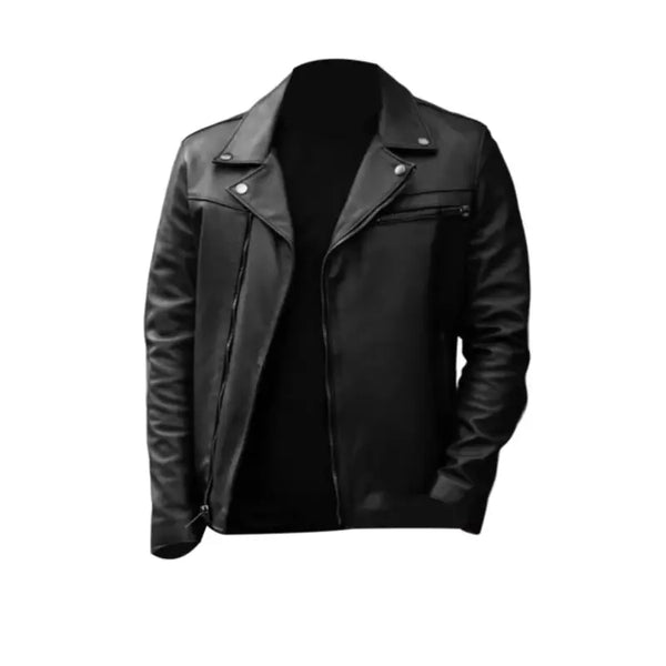 Men’s Authentic Black Motorcycle Jacket